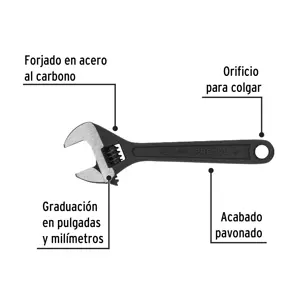 Llave ajustable (perico) 6