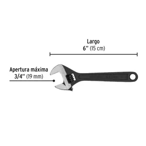 Llave ajustable (perico) 6