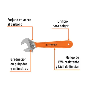 Llave ajustable (perico) 8