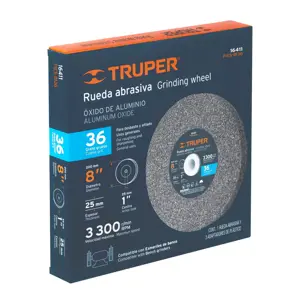 Truper Rueda abrasiva p/esmeril 8 X 1