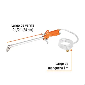 Pistola para limpieza de máquinas, cuerda 1/4 NPT, Truper