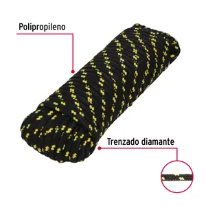 Fiero Piola de polipropileno trenzada de 10mm x 30m en madeja