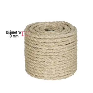 Piola de Sisal de 10 mm x 30 m natural, Fiero