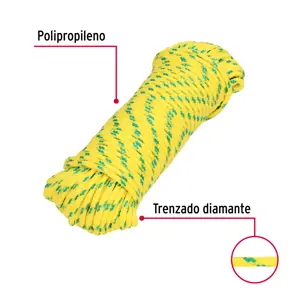 Fiero Piola de polipropileno trenzada de 4mm x 30m en madeja