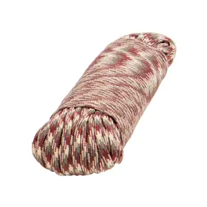 Piola de nylon paracord de 4mm x 30m camo, madeja, FIERO