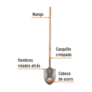 Pala irrigación Classic, mango largo 49