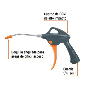 Pistola plástica para sopletear, 6