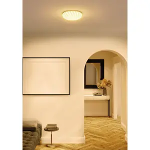 Volteck Luminario LED 8W plafón decorativo espiral luz cálida,BASIC