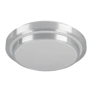 Volteck Luminario LED 22W plafón decorativo metálico, luz día,BASIC