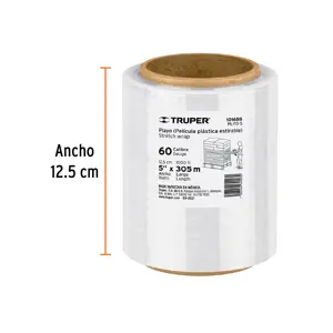 Truper Rollo de 305 m película plástica estirable ancho 5