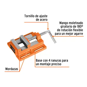 Prensa morsa plana, apertura 3