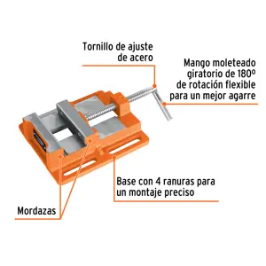 Prensa morsa plana, apertura 5