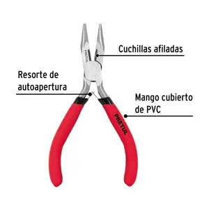 Mini pinza de punta y corte 5