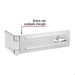 Portacandado de acero zincado 6