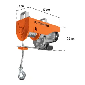 Polipasto eléctrico de 1000 kg, Truper