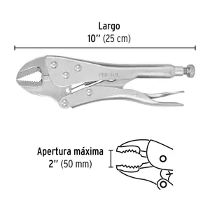 Pinza de presión 10