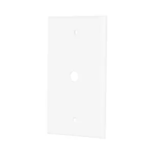 Placa de ABS pasacable, Standard, blanco, Volteck