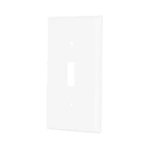 Volteck Placa de ABS para interruptor vertical, Standard, blanco