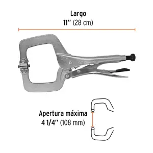 Truper Pinza de presión 11