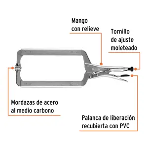 Truper Pinza de presión 18