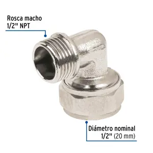 Codo 90° para PEALPE, 1/2