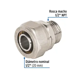 Conector para PEALPE, 1/2