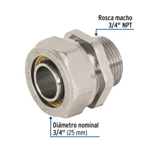 Conector para PEALPE, 3/4