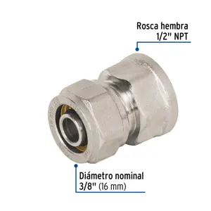 Conector para PEALPE, 3/8