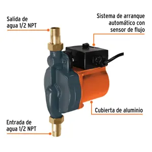 Bomba presurizadora 1/6 HP, Truper