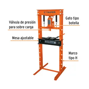 Truper Prensa hidráulica tipo 