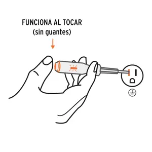 Probador de circuitos de corriente alterna 14 cm, Truper