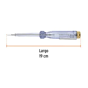 Probador de circuitos de corriente alterna 14 cm, Truper