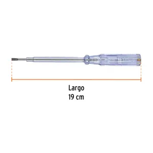 Probador de circuitos de corriente alterna 19 cm, Truper