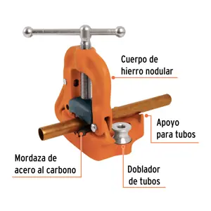 Truper Prensa de yugo para tubo 2