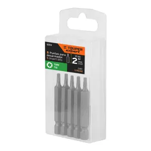 Estuche con 5 puntas torx T10 largo 2