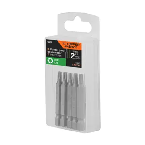 Estuche con 5 puntas torx T20 largo 2