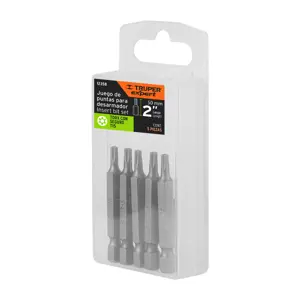 Estuche con 5 puntas torx T15 con seguro largo 2