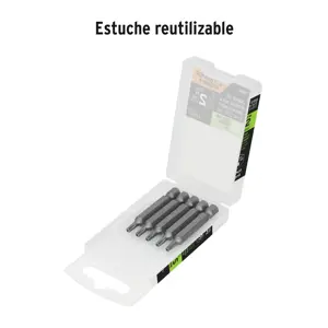 Estuche con 5 puntas torx T15 con seguro largo 2