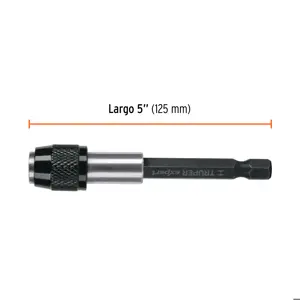 Adaptador de 125 mm magnético para puntas, Expert