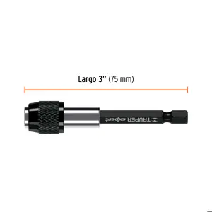 Adaptador de 75 mm magnético para puntas, Expert