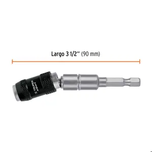 Adaptador articulado de 90 mm magnético para puntas, Expert