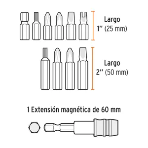 Juego de puntas mixtas 1