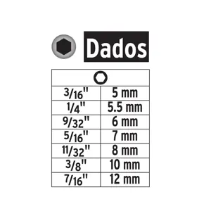 Juego de 14 dados para taladro, Pretul