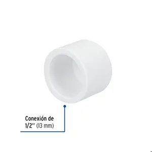 Tapón de PVC 1/2