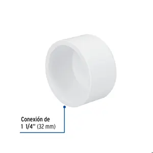 Tapón de PVC 1-1/4