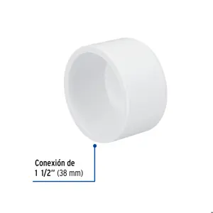 Tapón de PVC 1-1/2