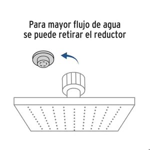 Foset Regadera cromo 8