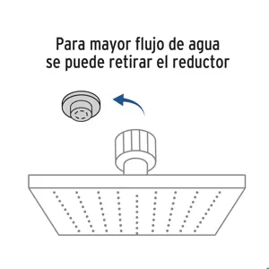 Foset Regadera satín 8