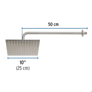 Foset Regadera satín 10