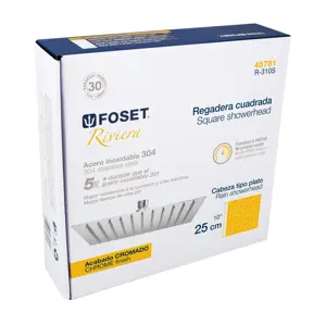 Foset ReRegadera cromo 10